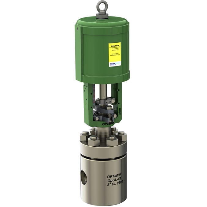OpGL-XT Fabricated Angle Body Control Valve