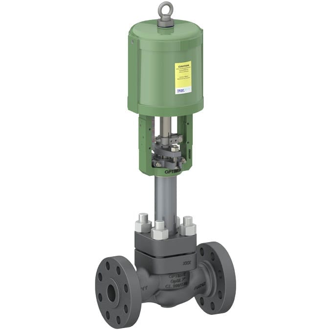 Trimteck OpGL Globe Control Valve 3d rendering